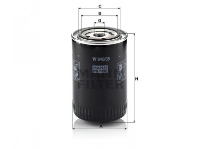 W94035 - Olejový filter MANN