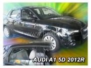 Deflektory - protiprievanové plexi Audi A1 (+zadné, 5-dverový, od r.v. 2012)