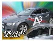 Deflektory - protiprievanové plexi Audi A3 III. Sportback (3-dverový, od r.v. 2013)