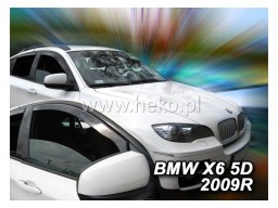 Deflektory - protiprievanové plexi BMW X6 (5-dverový, od r.v. 2008)