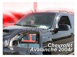Deflektory - protiprievanové plexi Chevrolet Avalanche (4-dverový, od r.v. 2002 do r.v. 2006)