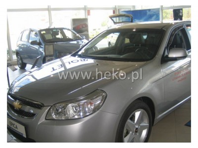 Deflektory - protiprievanové plexi Chevrolet Epica Sedan (+zadné, 4-dverový, od r.v. 2006)