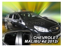 Deflektory - protiprievanové plexi Chevrolet Malibu IV. (4-dverový, od r.v. 2012)