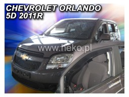 Deflektory - protiprievanové plexi Chevrolet Orlando (5-dverový, od r.v. 2011)