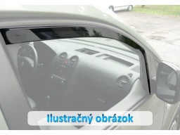 Deflektory - protiprievanové plexi Citroen C4 Grand Picasso II. (+zadné, 5-dverový, od r.v. 2013)