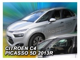 Deflektory - protiprievanové plexi Citroen C4 Picasso II. (5-dverový, od r.v. 2013)