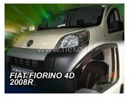 Deflektory - protiprievanové plexi Fiat Fiorino (4+5-dverový, od r.v. 2008)