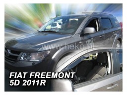 Deflektory - protiprievanové plexi Fiat Freemont (5-dverový, od r.v. 2011)