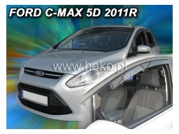Deflektory - protiprievanové plexi Ford C-Max ll. (5-dverový, od r.v. 2011)