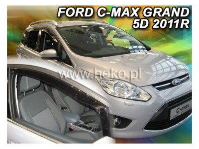 Deflektory - protiprievanové plexi Ford Grand C-Max (5-dverový, od r.v. 2011)