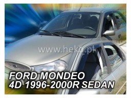 Deflektory - protiprievanové plexi Ford Mondeo II. Sedan/Hatchback (+zadné, 4-dverový, od r.v. 1996 do r.v. 2000)