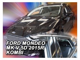 Deflektory - protiprievanové plexi Ford Mondeo V. Combi (+zadné, 5-dverový, od r.v. 2015)