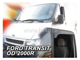 Deflektory - protiprievanové plexi Ford Transit (od r.v. 2000 do r.v. 2006)