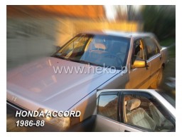 Deflektory - protiprievanové plexi Honda Accord Sedan (+zadné, 4-dverový, od r.v. 1986 do r.v. 1988)