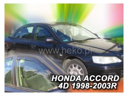 Deflektory - protiprievanové plexi Honda Accord CG (4-dverový, od r.v. 1998 do r.v. 2003)