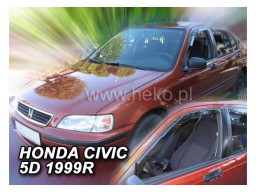 Deflektory - protiprievanové plexi Honda Civic Sedan (4-dverový, od r.v. 2000)