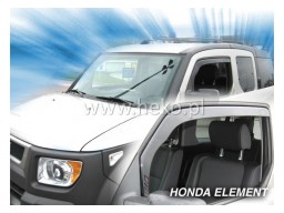 Deflektory - protiprievanové plexi Honda Element (5-dverový, od r.v. 2003)