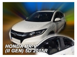 Deflektory - protiprievanové plexi Honda HR-V (+zadné, 5-dverový, od r.v. 2015)