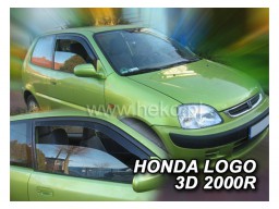 Deflektory - protiprievanové plexi Honda Logo (3-dverový, od r.v. 1996 do r.v. 2001)