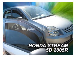 Deflektory - protiprievanové plexi Honda Stream (5-dverový) 2000 do r.v. 2007)