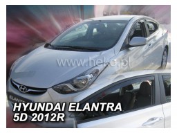 Deflektory - protiprievanové plexi Hyundai Elantra V. (4-dverový, od r.v. 2010)
