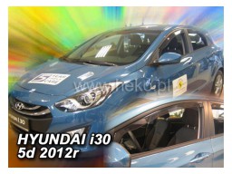 Deflektory - protiprievanové plexi Hyundai i30 (5-dverový, od r.v. 2012)