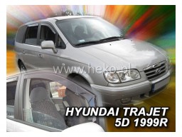 Deflektory - protiprievanové plexi Hyundai Trajet (5-dverový, od r.v. 1999 do r.v. 2007)