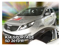 Deflektory - protiprievanové plexi Kia Sportage III. (od r.v. 2010)