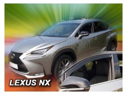 Deflektory - protiprievanové plexi Lexus NX (5-dverový, od r.v. 2014)