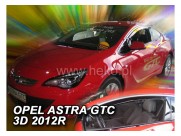 Deflektory - Protiprievanové plexi Opel Astra  J GTC (3-dverový, od r.v. 2010)