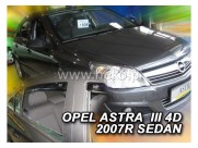 Deflektory - Protiprievanové plexi Opel Astra H Sedan (+zadné, 5-dverový, od r.v. 2004)