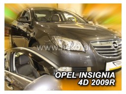 Deflektory - Protiprievanové plexi Opel Insignia (4-dverový, od r.v. 2009)