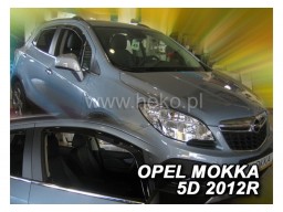 Deflektory - protiprievanové plexi Opel Mokka (5-dverový, od r.v. 2012)