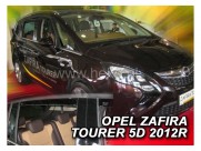 Deflektory - protiprievanové plexi Opel Zafira C (+zadné, 5-dverový, od r.v. 2012)