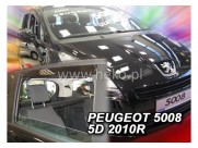 Deflektory - protiprievanové plexi Peugeot 5008 (5-dverový, od r.v. 2010)