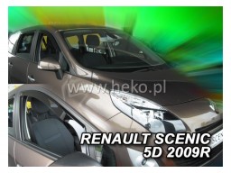 Deflektory - Protiprievanové plexi Renault Scenic III. (5-dverový, od r.v. 2009)
