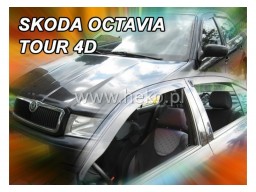 Deflektory - Protiprievanové plexi Škoda Octavia I. Combi (+zadné, 4-dverový, od r.v. 1997)
