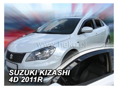 Deflektory - Protiprievanové plexi Suzuki Kizashi (4-dverový, od r.v. 2011)