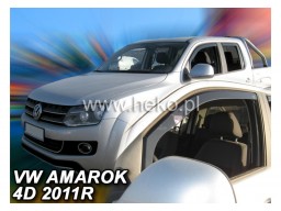 Deflektory - Protiprievanové plexi VW Amarok (4-dverový, od r.v. 2011)