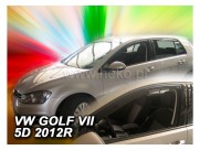 Deflektory - protiprievanové plexi VW Golf VII. (5-dverový, od r.v. 2012)