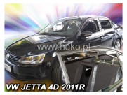 Deflektory - Protiprievanové plexi VW Jetta Sedan (+zadné, 4-dverový, od r.v. 2011)