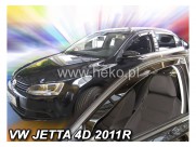 Deflektory - Protiprievanové plexi VW Jetta Sedan (4-dverový, od r.v. 2011)