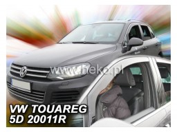 Deflektory - Protiprievanové plexi VW Touareg II. (od r.v. 2010)