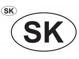 Samolepka - SK (veľkosť L) (C3)