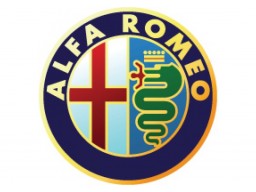 Samolepka na stredy kolies živicová 4ks - ALFA ROMEO (C13)