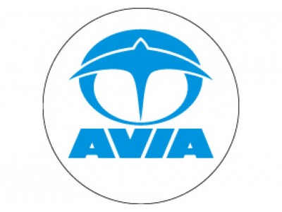 Samolepka na stredy kolies živicová 4ks - AVIA (C13)