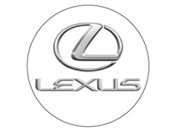 Samolepka na stredy kolies živicová 4ks - LEXUS (C13)