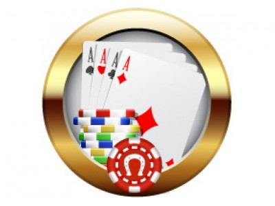 Samolepka na stredy kolies živicová 4ks - POKER ACES (C13)