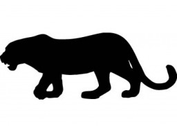Samolepka Puma black (12 cm) (C4)