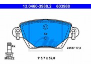 Brzdové platničky ATE Ceramic 13.0470-3988.2 (zadné)
